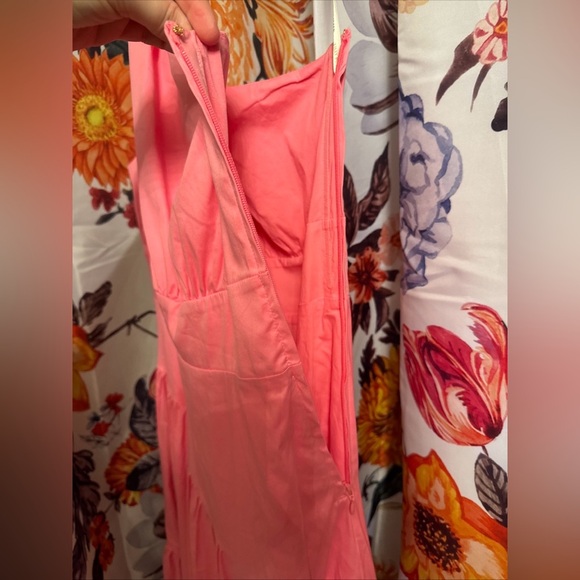 Lilly Pulitzer Lucilyn One-Shoulder Confetti Pink Dress NWT - Picture 5 of 8